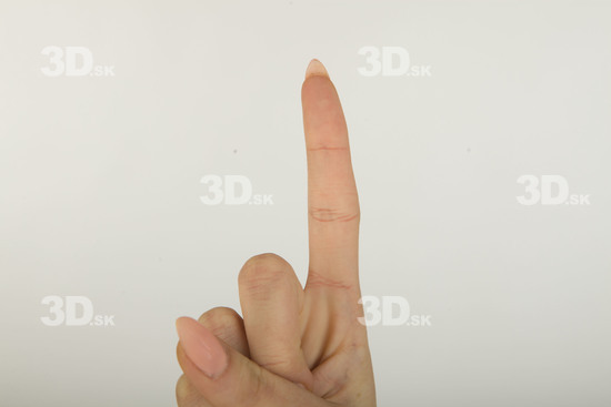 Fingers Whole Body Woman Average Studio photo references