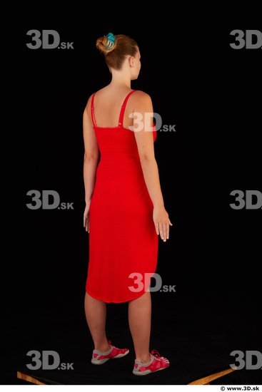 Woman White Slim Female Studio Poses