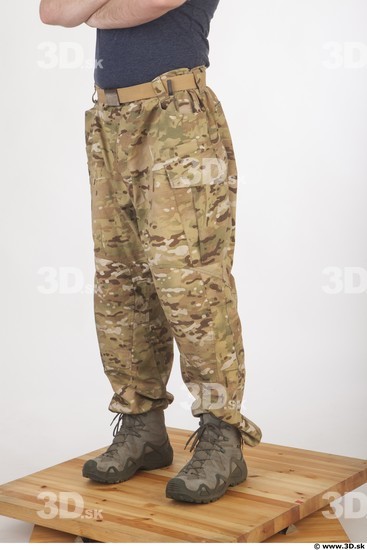 Soldier in American Army Military Uniform