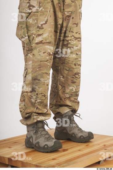 Soldier in American Army Military Uniform