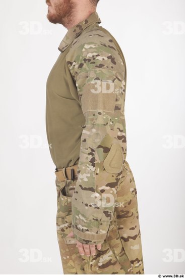 Soldier in American Army Military Uniform