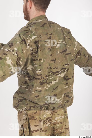 Soldier in American Army Military Uniform