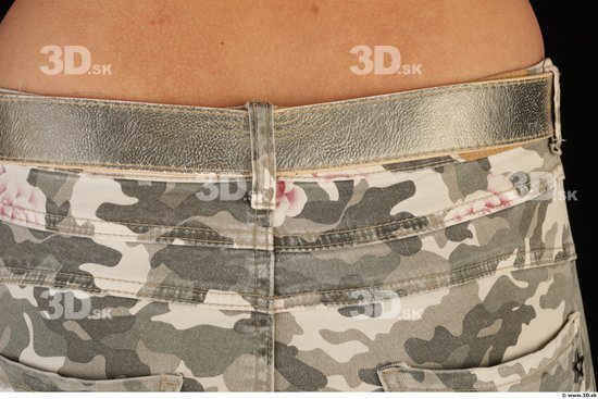 Hips Woman Casual Pants Slim Studio photo references