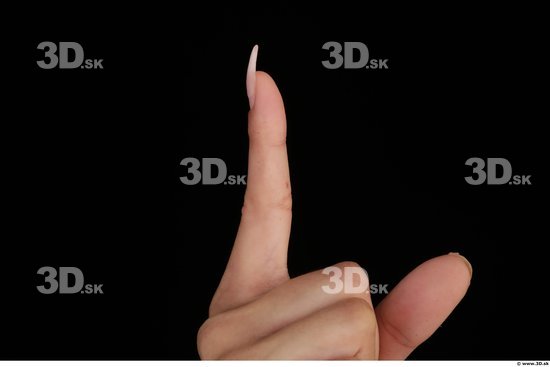 Fingers Woman Nude Slim Studio photo references