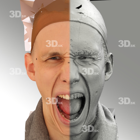 Man White 3D Scans