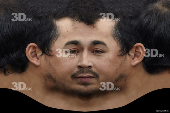 Head Man Asian Head textures