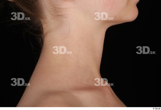 Neck Woman Slim Studio photo references