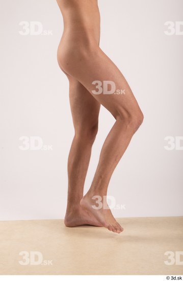 Leg Man White Nude Slim Studio photo references