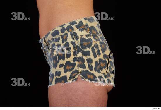 Hips Woman Shorts Slim Leopard