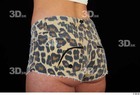 Hips Woman Shorts Slim Leopard