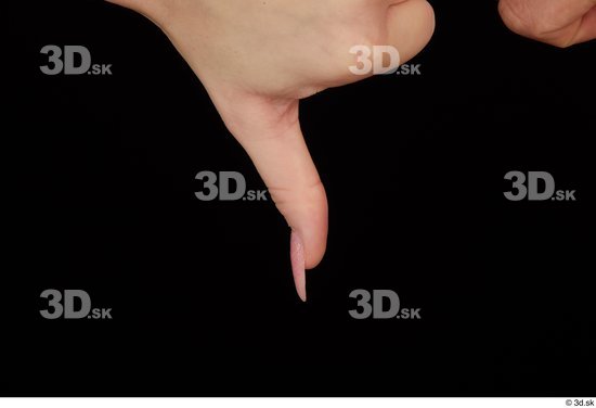 Fingers Woman White Slim Studio photo references