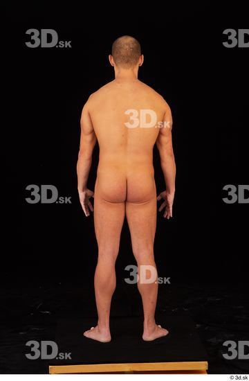 Whole Body Man White Nude Slim Standing Studio photo references