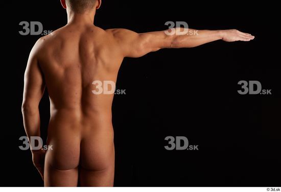 Arm Man White Nude Slim Studio photo references