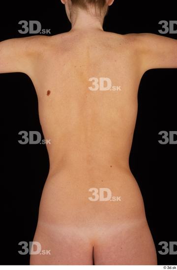Upper Body Woman White Nude Casual Slim Studio photo references