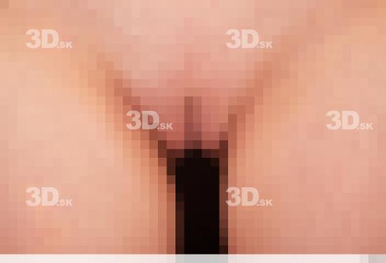 Female genitals Woman White Nude Casual Slim Studio photo references