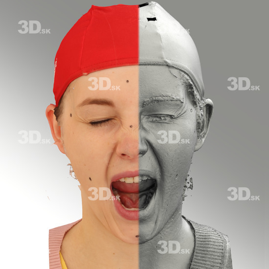 Head Woman 3D Scans