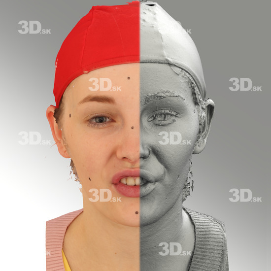 Head Woman 3D Scans