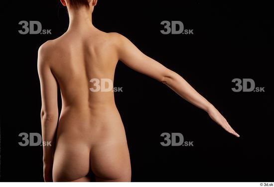 Woman White Slim Female Studio Poses