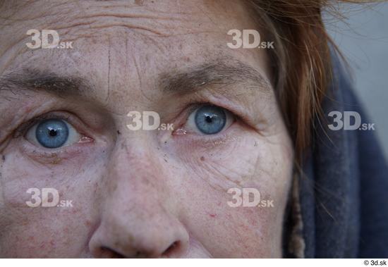 Eye Woman White Casual Slim Street photo references