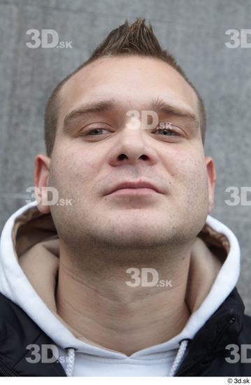 Head Man White Average Street photo references