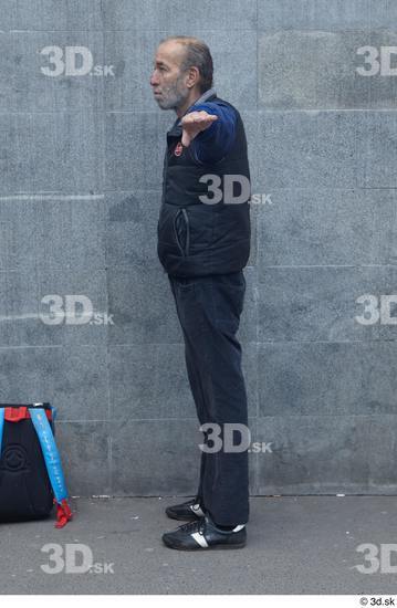 Whole Body Man T poses Casual Slim Standing Street photo references