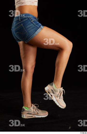 Leg Woman White Slim Studio photo references