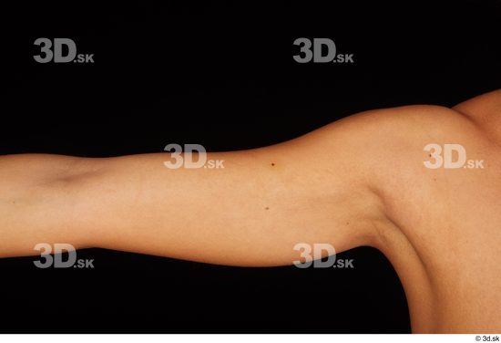 Arm Woman White Nude Slim Studio photo references