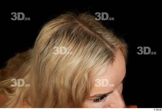 Hair Woman White Slim Studio photo references