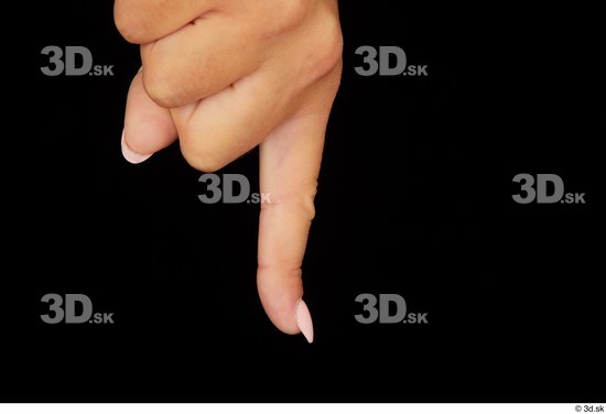 Fingers Woman White Slim Studio photo references