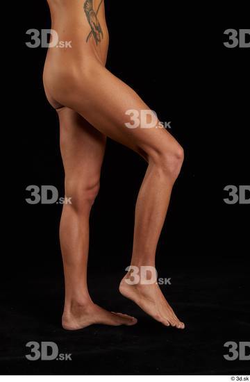 Leg Man White Nude Athletic Studio photo references