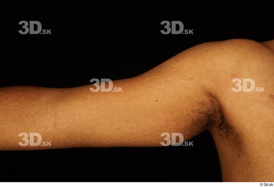 Arm Man Black Nude Average Studio photo references