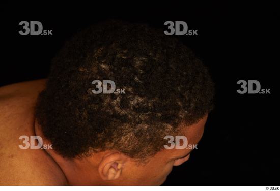 Hair Man Black Average Studio photo references