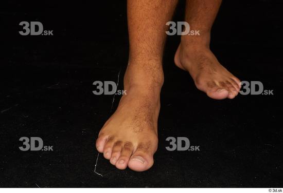 Foot Man Black Nude Average Studio photo references