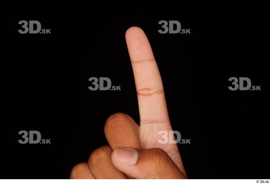 Fingers Man Black Average Studio photo references