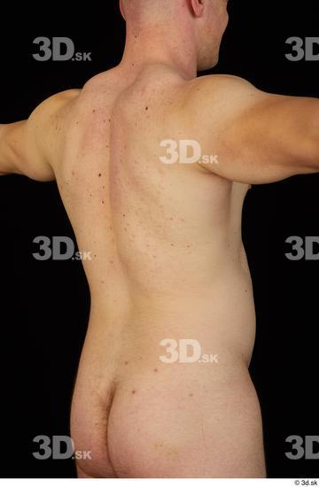 Upper Body Man White Nude Average Studio photo references