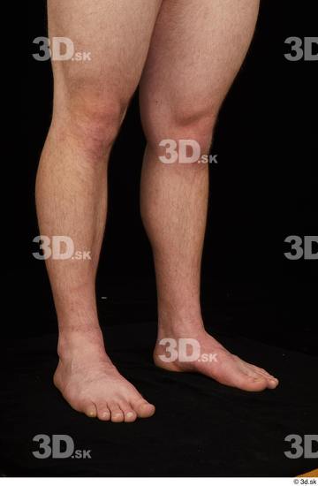 Calf Man White Nude Average Studio photo references