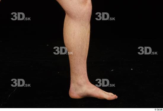 Calf Man White Nude Average Studio photo references