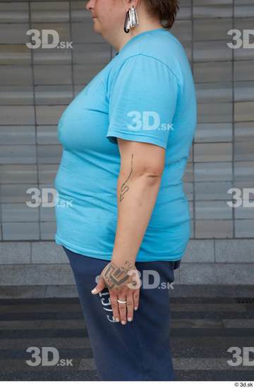 Arm Upper Body Woman Casual Chubby Street photo references