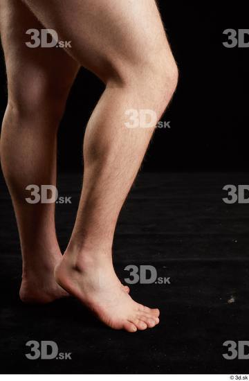 Calf Man White Nude Average Studio photo references