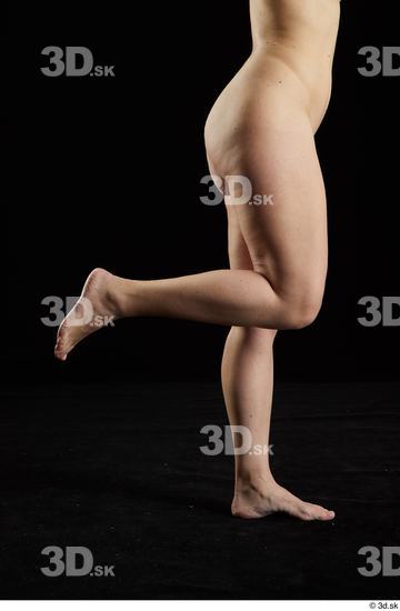 Calf Woman White Nude Average Studio photo references