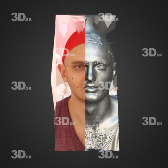 Head Emotions Man White 3D Phonemes And Emotions