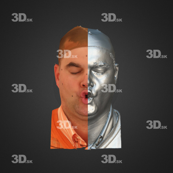 Head Emotions Man White 3D Phonemes And Emotions