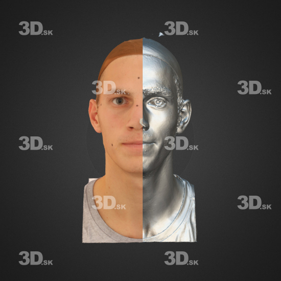 Head Emotions Man White 3D Phonemes And Emotions