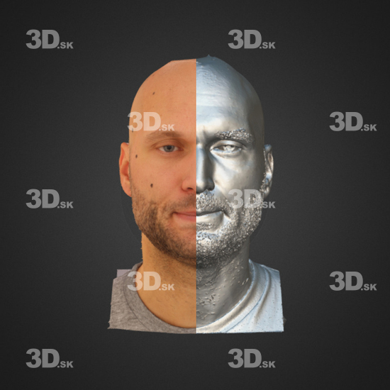 Head Emotions Man White 3D Phonemes And Emotions