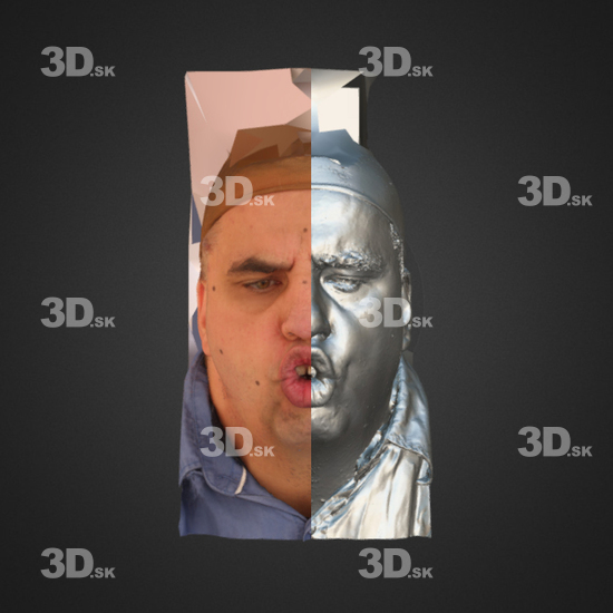 Head Emotions Man White 3D Phonemes And Emotions