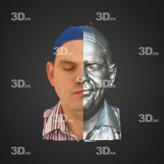 Head Emotions Man White 3D Phonemes And Emotions