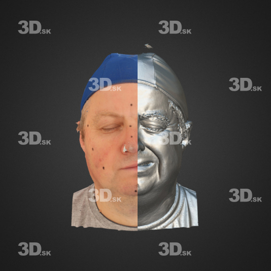 Head Emotions Man White 3D Phonemes And Emotions