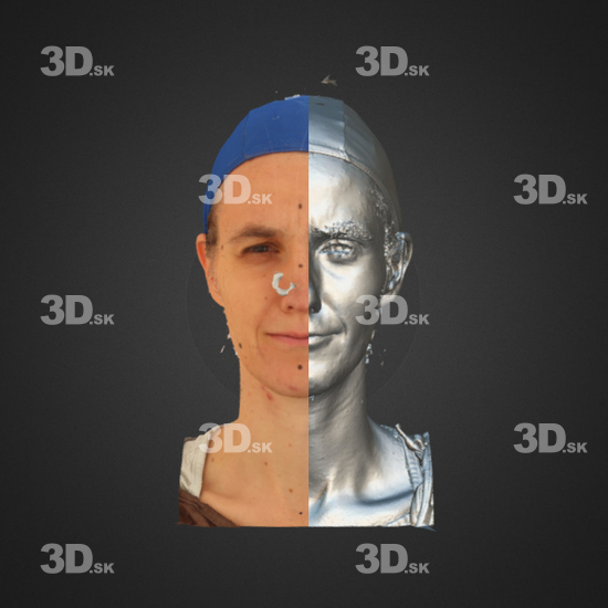 Head Emotions Man White 3D Phonemes And Emotions