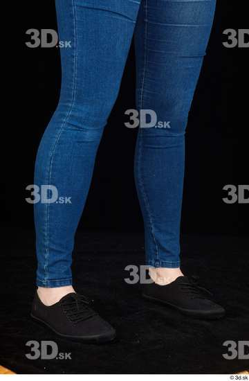 Calf Woman Jeans Average Studio photo references