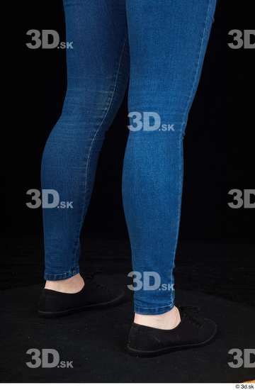 Calf Woman Jeans Average Studio photo references